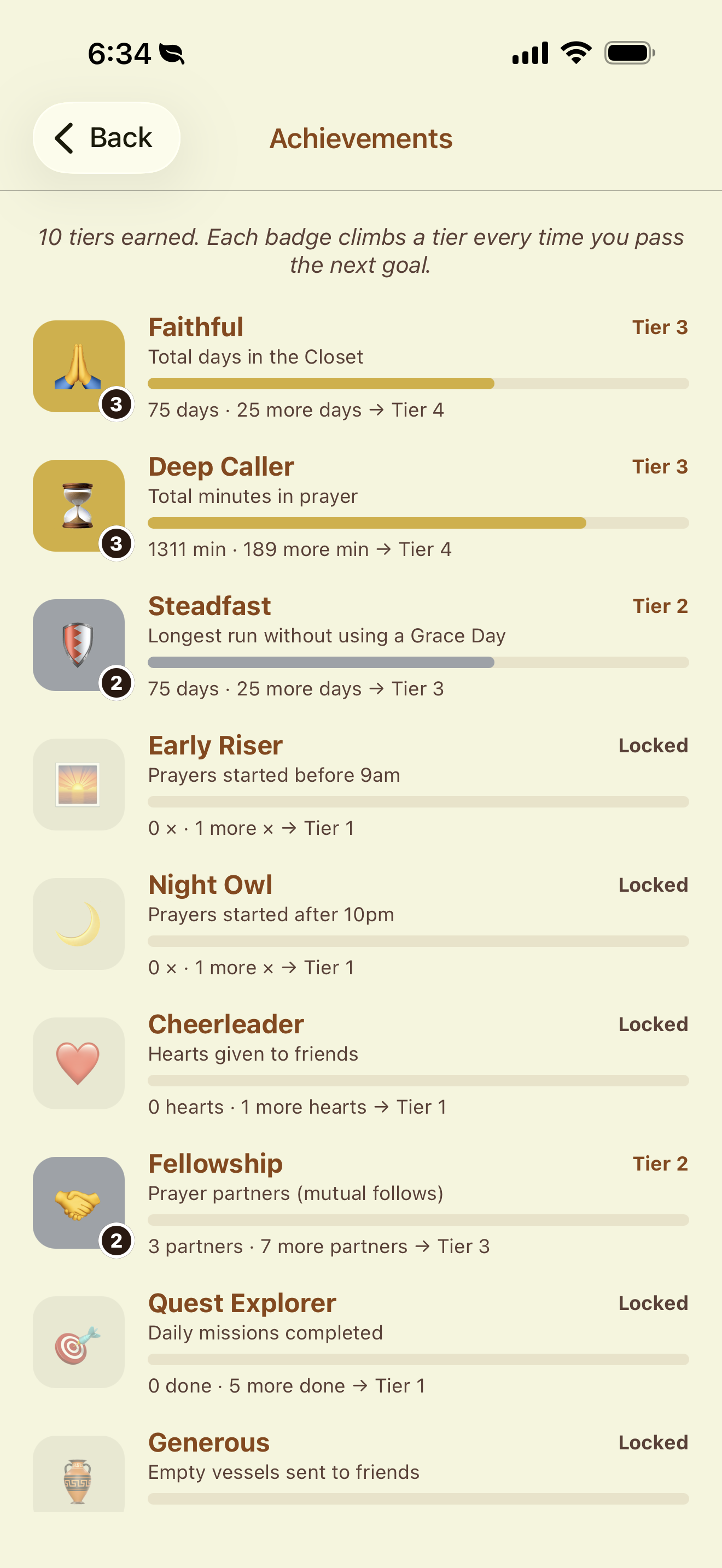 Grow, milestone by milestone
